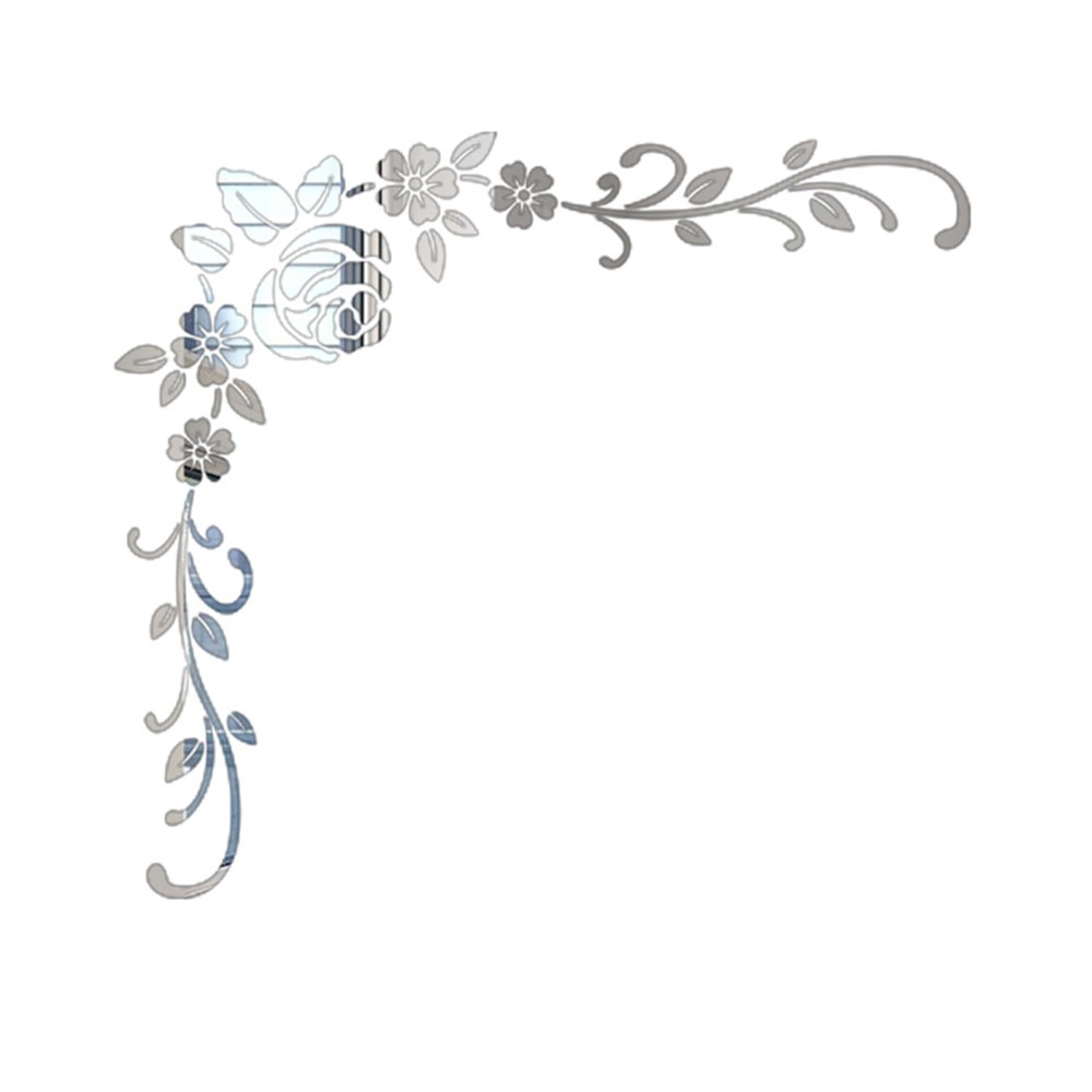 Wall Sticker Wall sticker Flower Art Decor Living Room Removable Acrylic