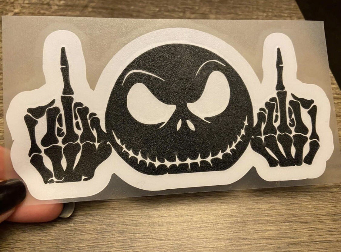 Nightmare Before Christmas Jack Decal