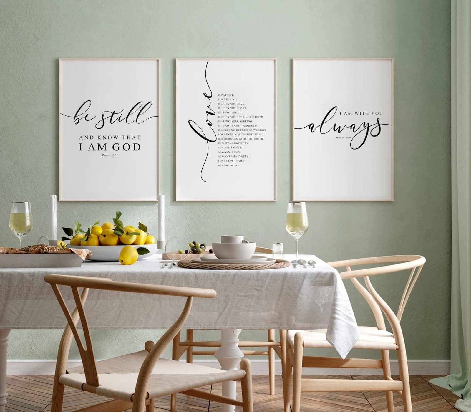 Bible Verse Wall Art Decor Scripture Canvas Wall Art Christian Pictures Inspi…