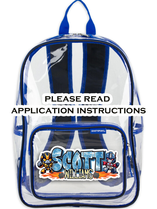 Custom Name Sticker · Personalized Vinyl Decal · Cool Boys Aesthetic Robot Hero