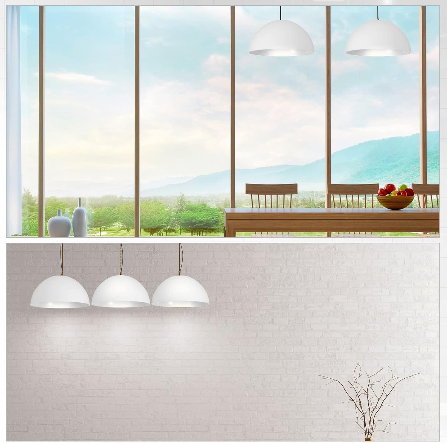 Replacement Lamp Shade 4 Pcs White Replacement Plastic Lampshade 2 Pack 1.65" Fi