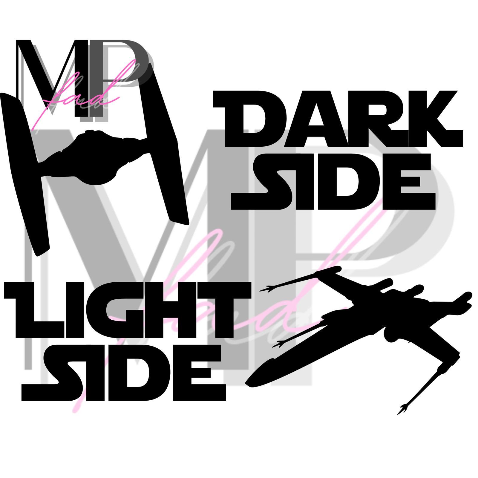 Star Wars Light Switch Set Wall Plate Decal Home Decor Sticker XWING TIE FIGHTER