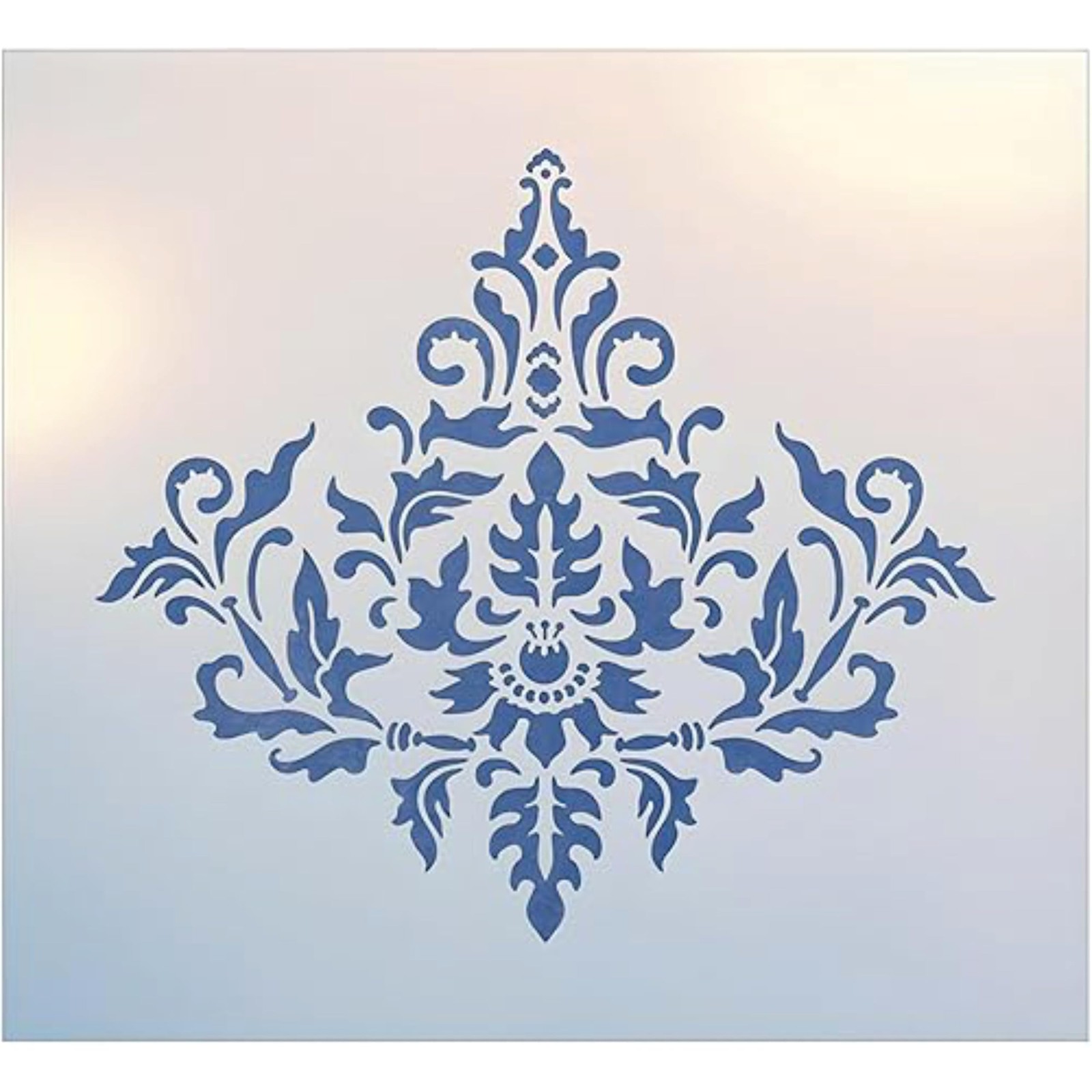 Reusable Damask Stencil Template – 9.8"x8.5" for DIY Crafts & Home Decor