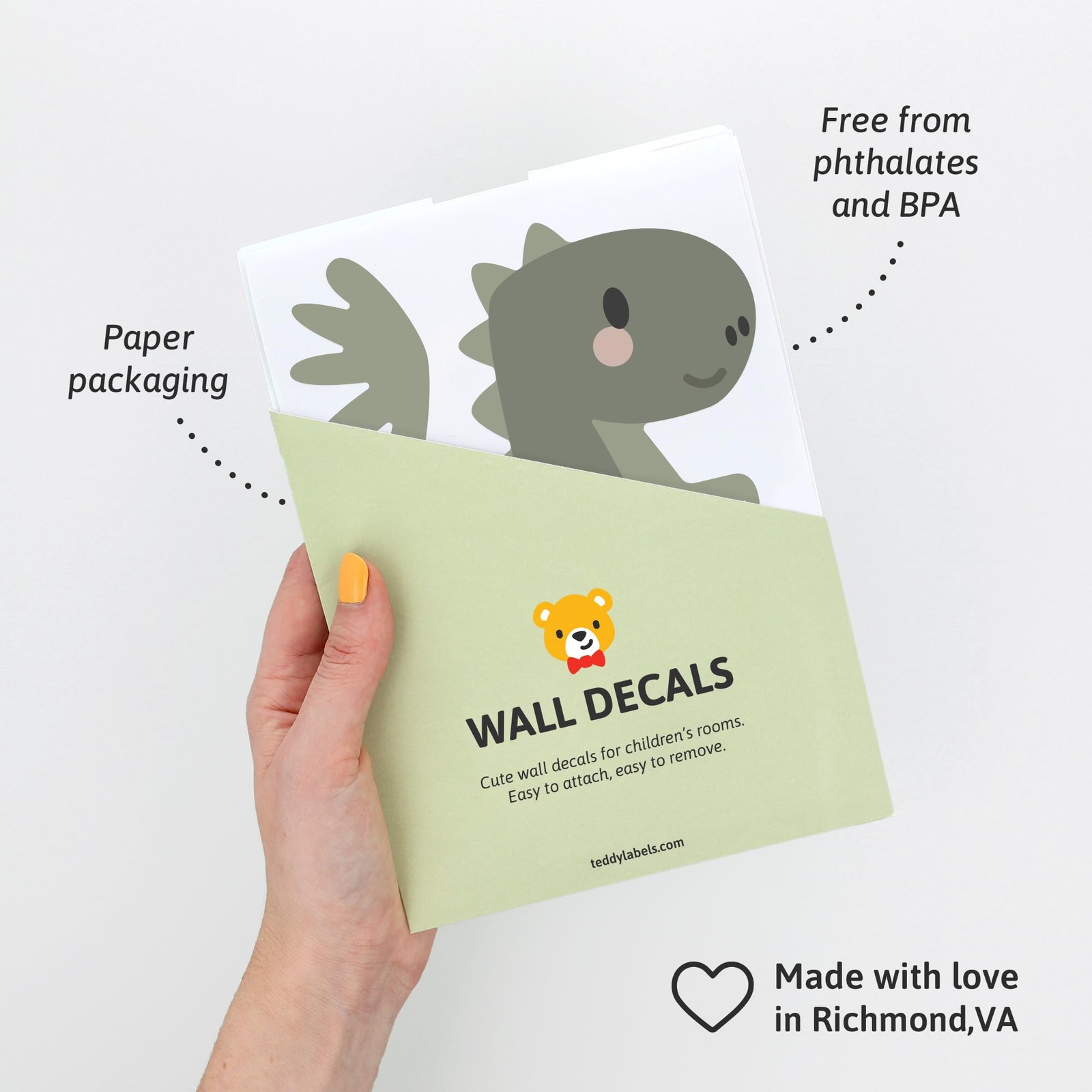 – Dinosaur Wall Decals – Easy-to-Apply & Removable Wall Stickers: Transform Y…