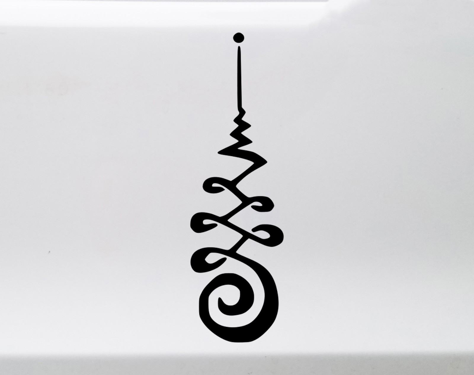 Unalome Spiritual Symbol Vinyl Sticker Decal Yoga Meditation Mindfulness Zen