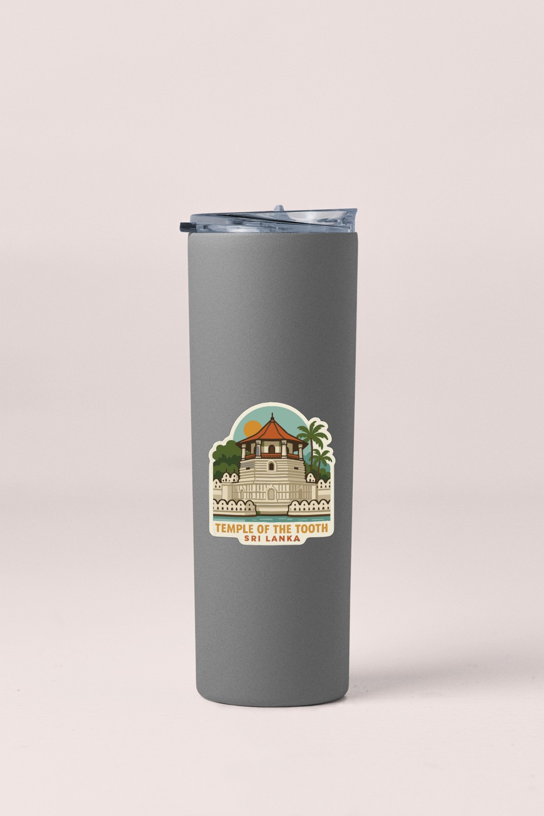 Temple of the Tooth Sri Lanka Sticker Decal Vinyl Die-Cut Symbolic Landmark