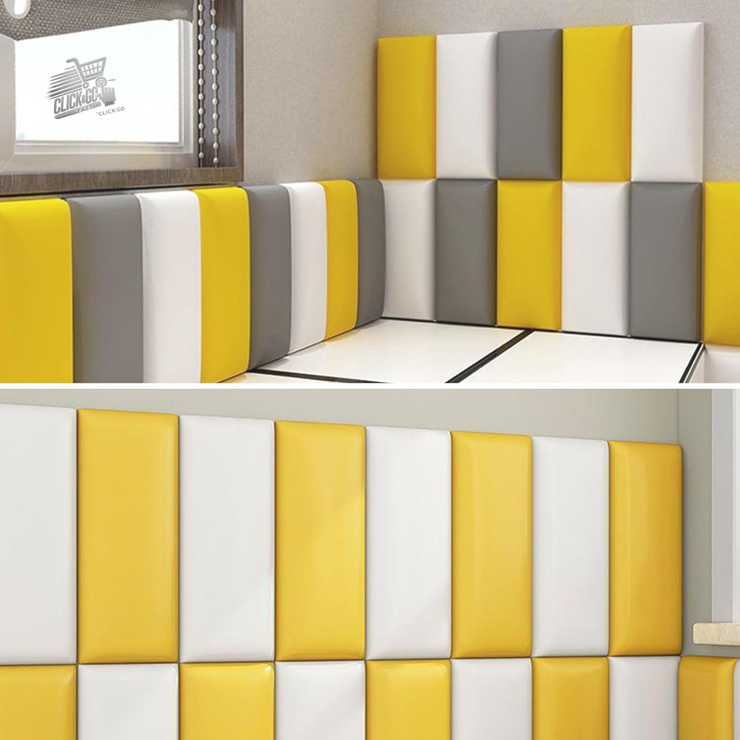 3D Wall Panels Padded Stickers Headboard Bed Kids Wall Saving Moleproof