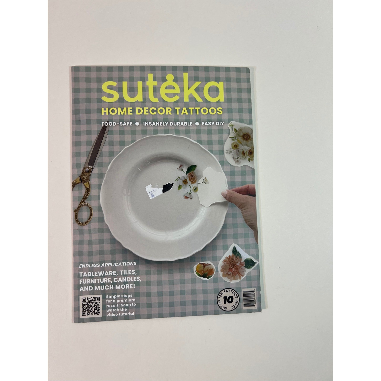 Suteka Home Decor Tattoos Wildflowers Flowers 10 Tattoos Food Safe Easy DIY NIP