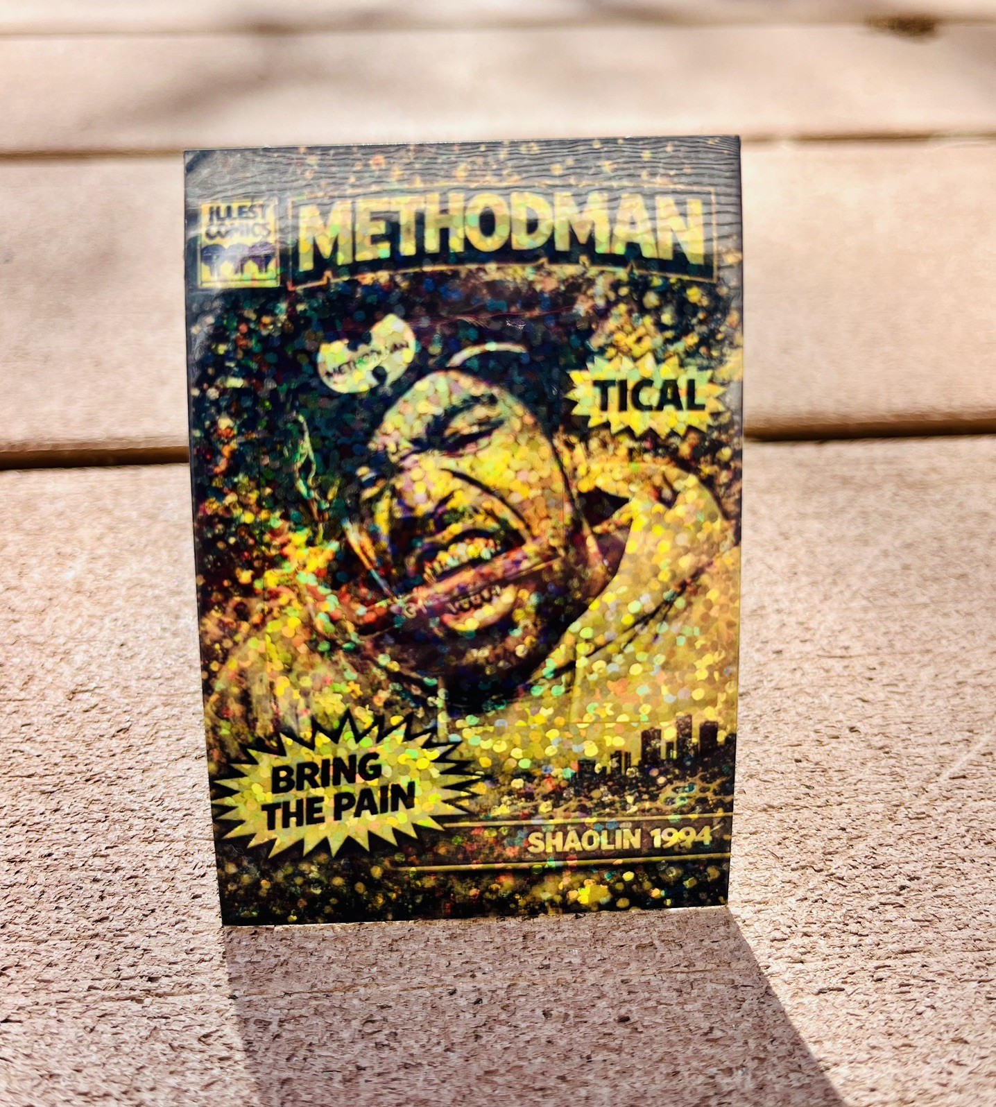 Method Man Wu-Tang Clan Sticker Glitter
