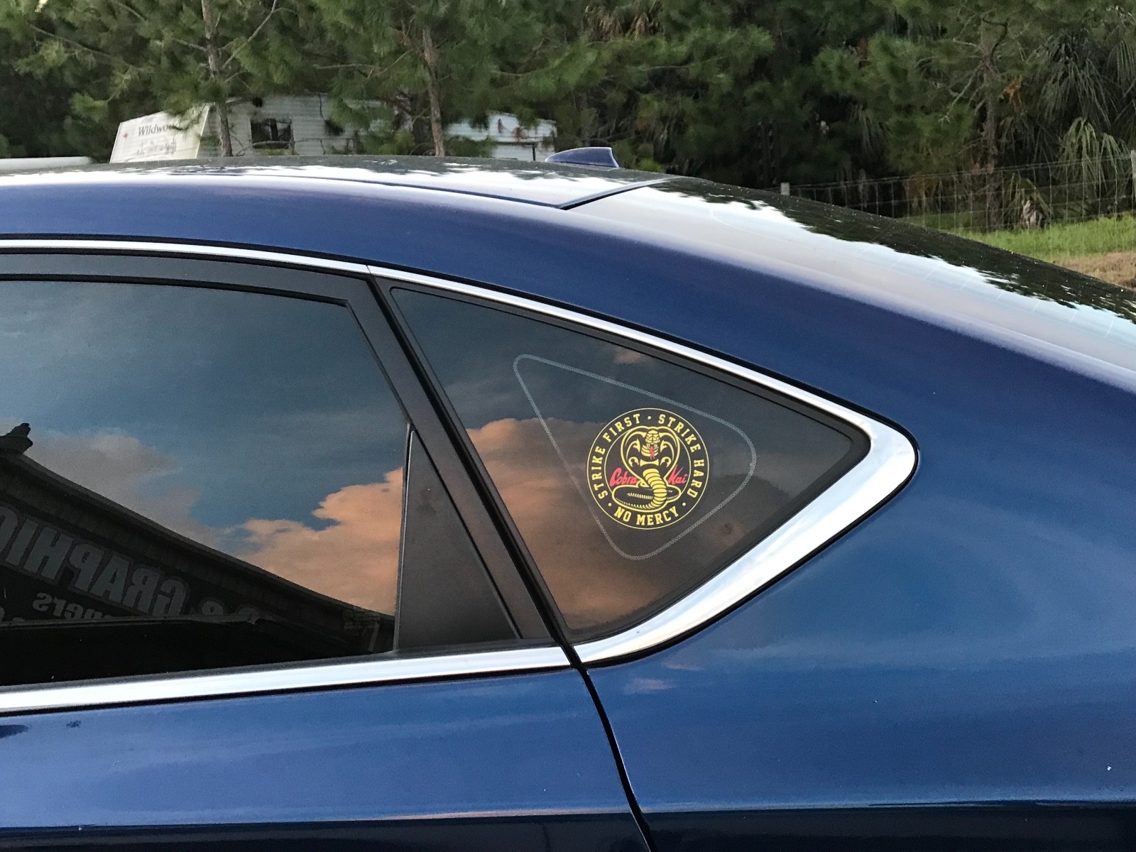 Cobra Kai Bumper Sticker Decal, Karate Kid Cobra Kia Window Sticker