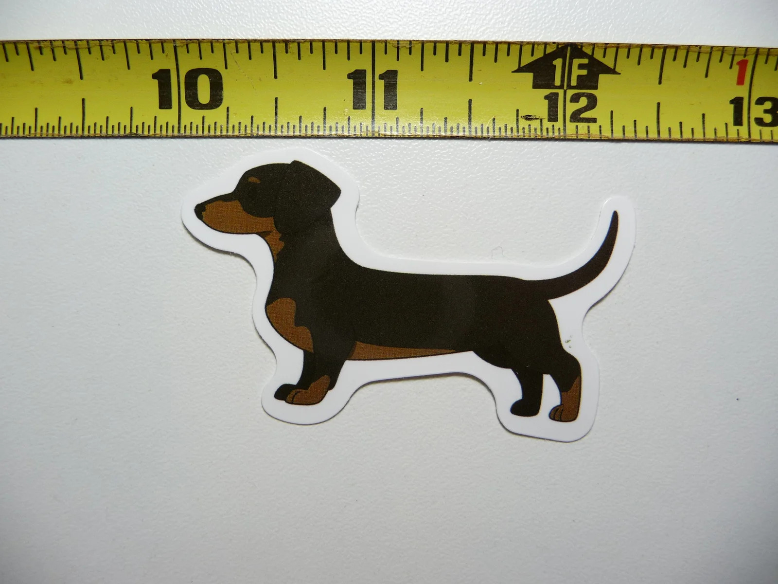 DACHSHUND SMALL STICKER DECAL SMOOTH COAT LEFT DOG SO PET PRIDE FUNNY