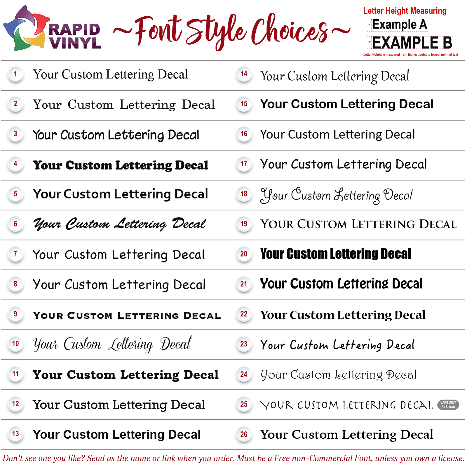Custom Vinyl Lettering Signage Decal Sticker Business Car Boat RV Truck Window