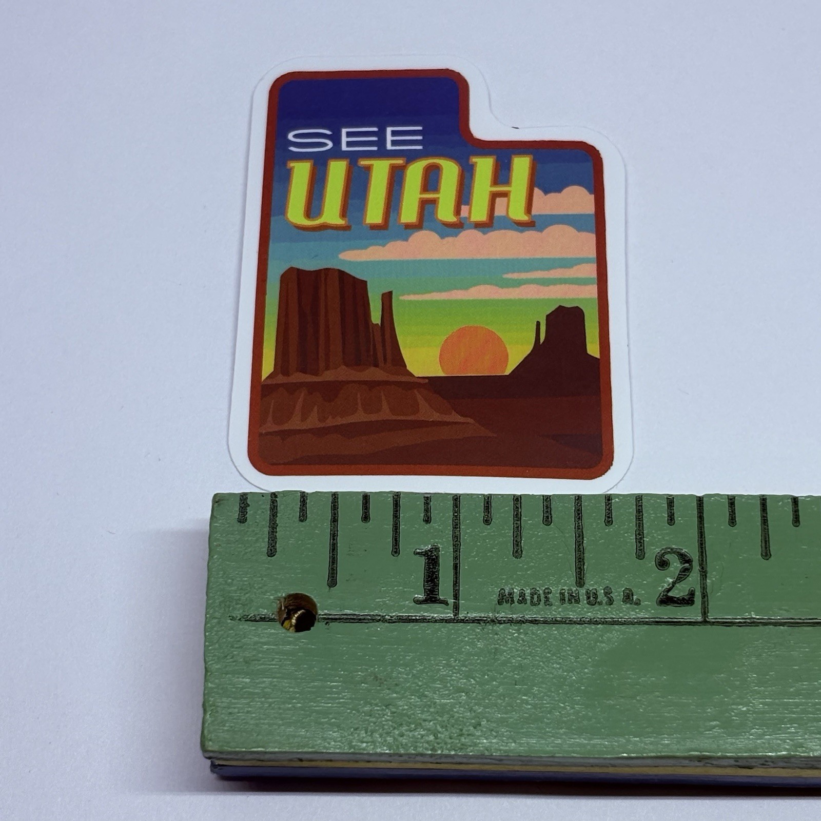 “See Utah” State Sticker Travel Art Decal Vinyl Country Souvenir Matte Tc6