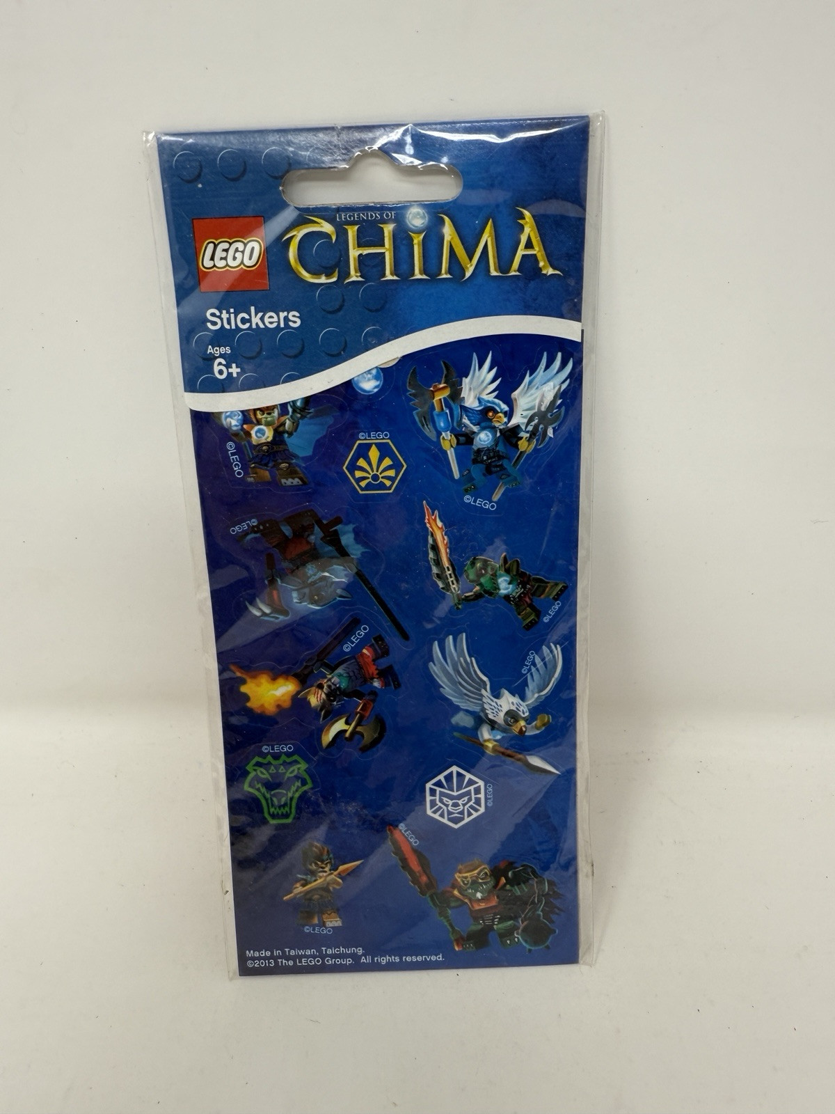 LEGO Chima Sticker Sheets – 24 Stickers – 2 Sheets, 5.5" x 3"