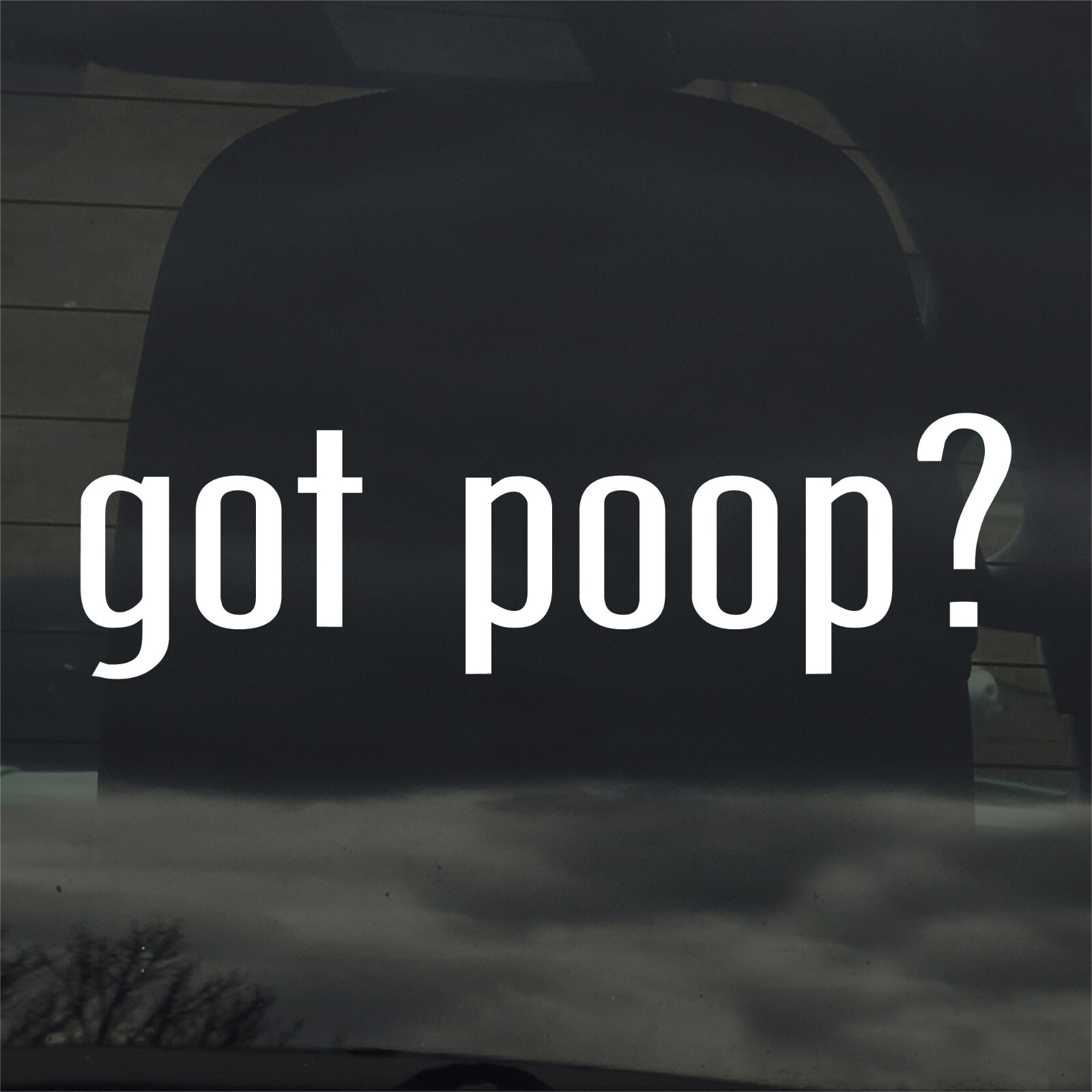 Got Poop? Custom Vinyl Sticker / Decal Dog, Cat, Funny, Sh*t, Crap, Meme, Toilet