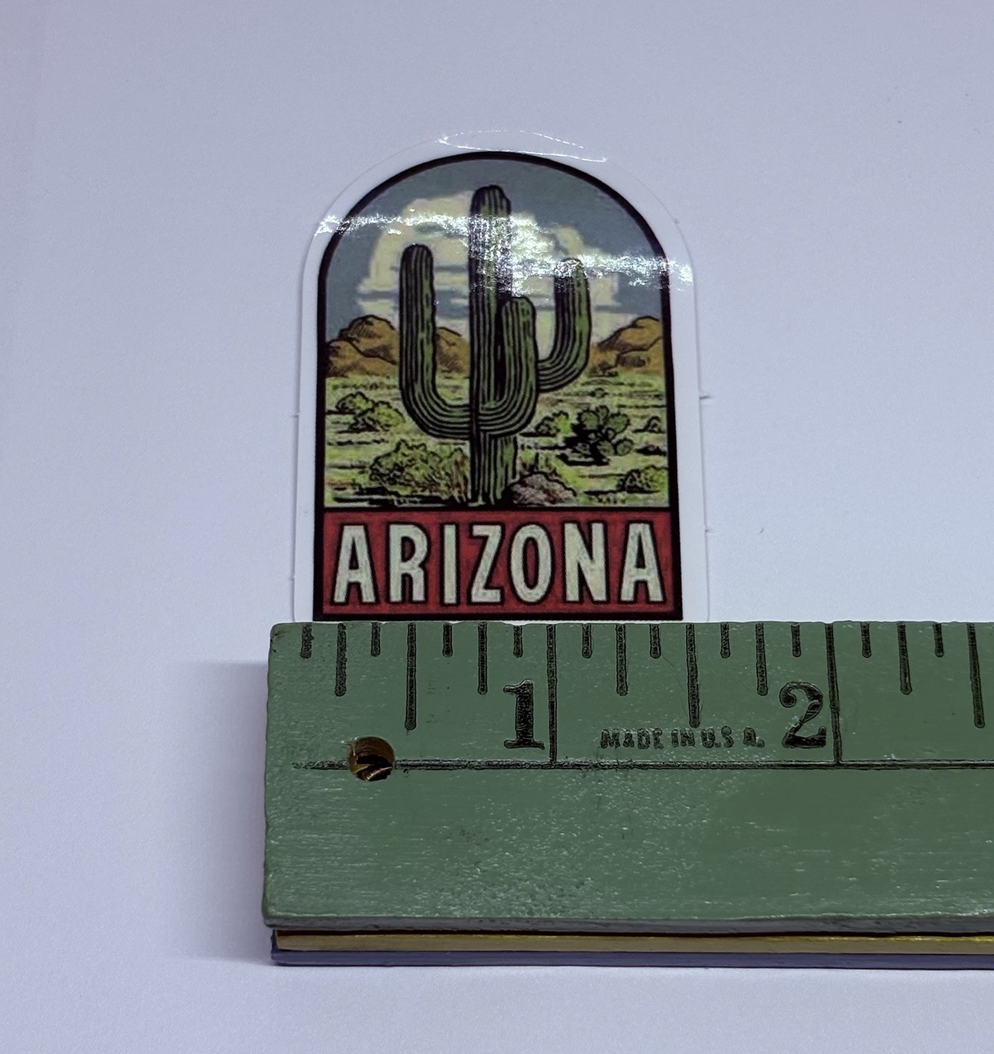 Arizona State Sticker Cactus Art Decal Travel Tour Vinyl Country Souvenir Tc9
