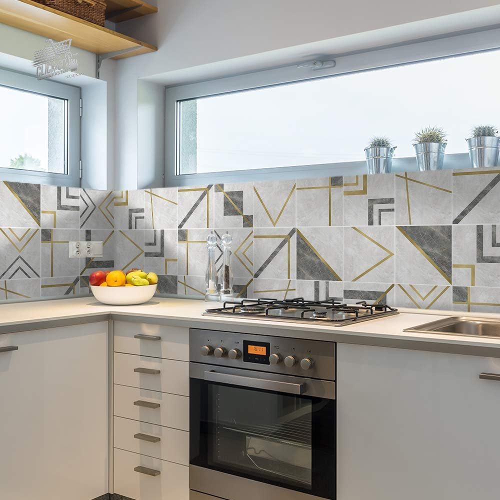 Adhesive mosaic 20×20 for walls and floors in green and yellow