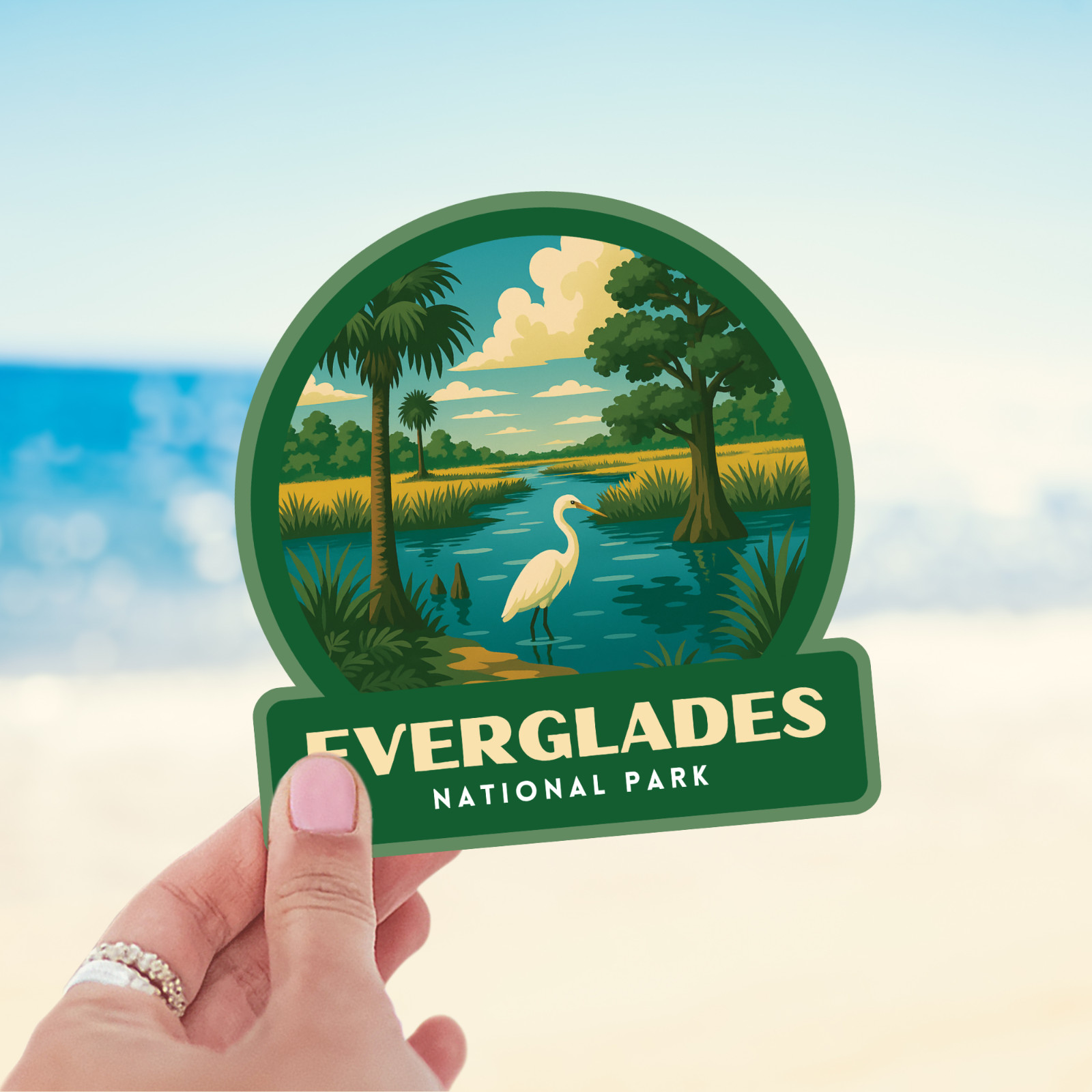Everglades National Park Sticker Florida Vinyl Travel Souvenir Waterproof Decal