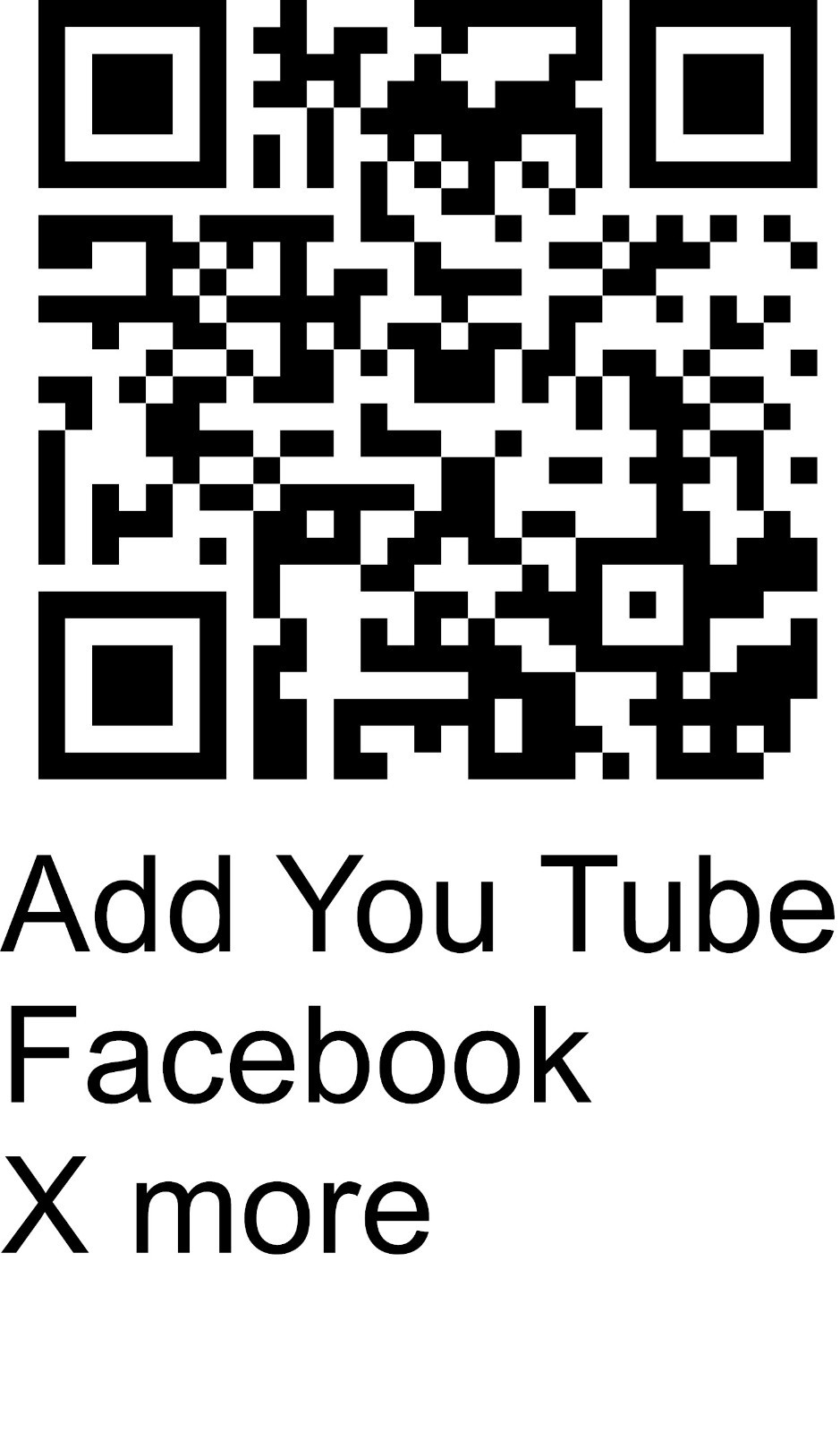 CUSTOM QR Code Labels Custom Sticker Decal Printed