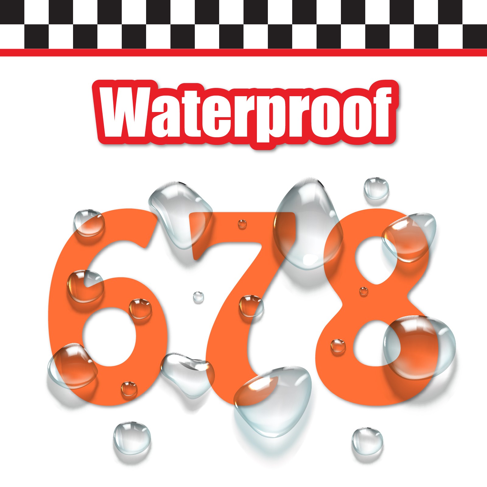 3x 3 Digit Custom Single Number Stickers Decal Locker Door Mailbox Boffo SSi