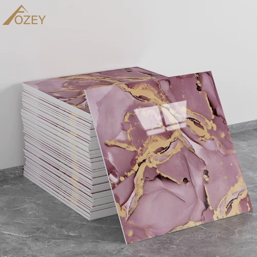 20pcs Faux Marble Wall Stickers Self-Adhesive Decals for Kitchen Bathroom