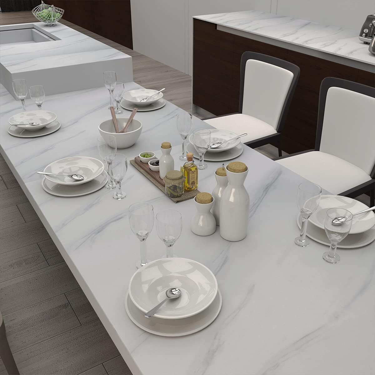 Contact Paper for Countertops Desk Cover Table Top Wallpaper Self Adhesive