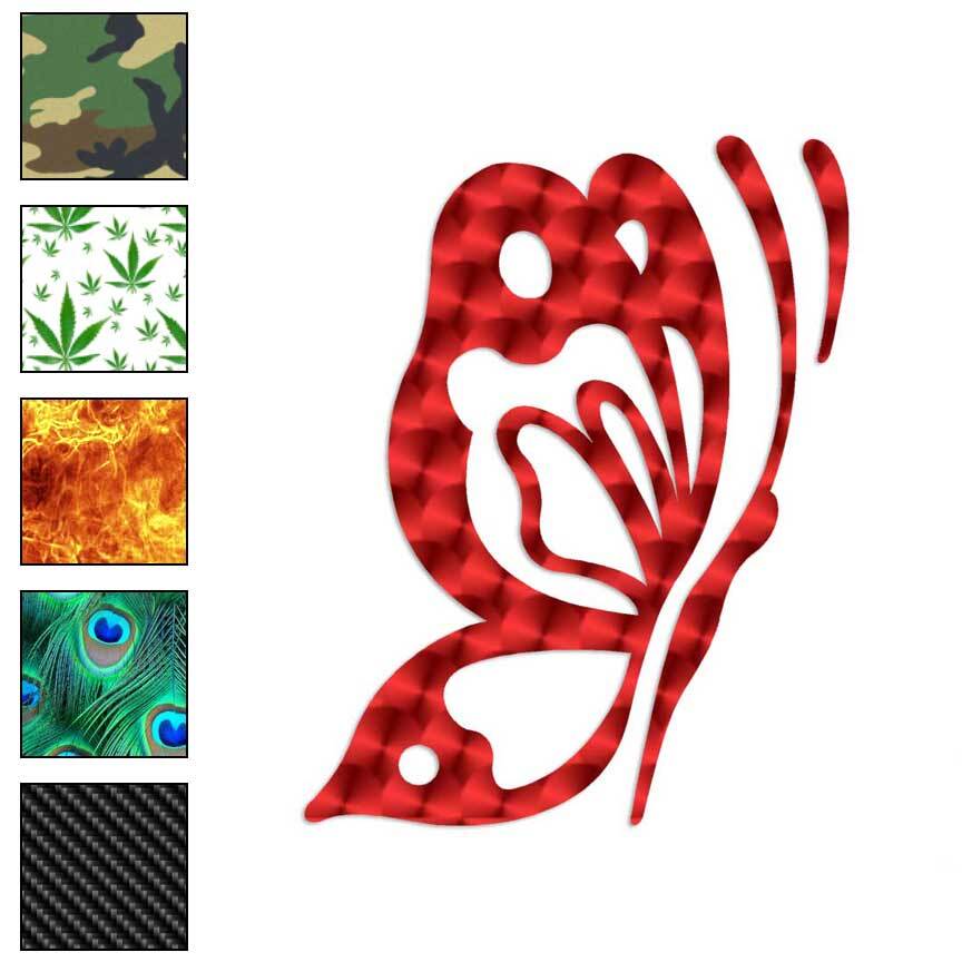 Butterfly, Vinyl Decal Sticker, 40 Patterns & 3 Sizes, #137