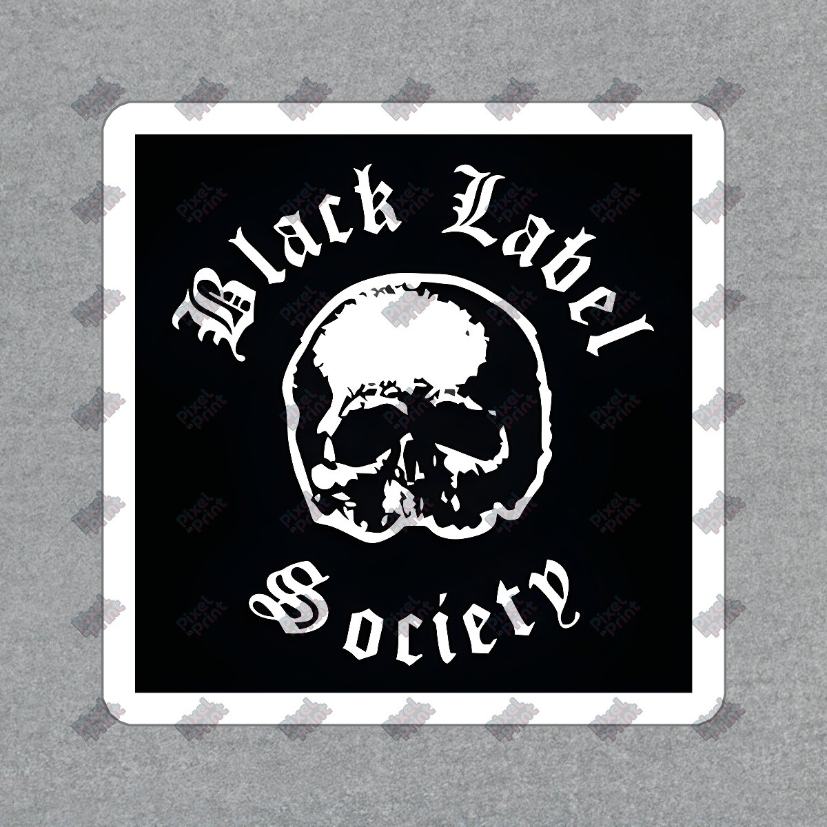 Black Label Society Skull Vinyl Sticker Rock Band Decal Motorcycle & #114100