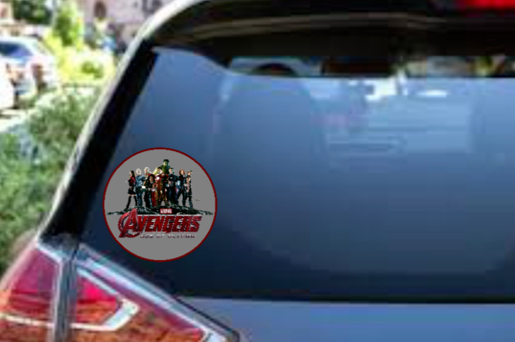 Avengers – Age Of Ultron – 4" Vinyl Decal/Sticker Car Window Cooler Skateboard