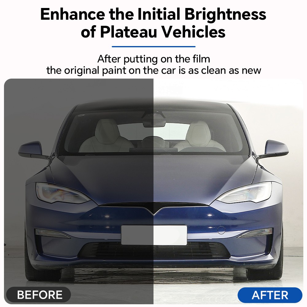 For Tesla Model S 2021-2025 PRO Series PreCut Paint Protection Clear Bra PPF TPU