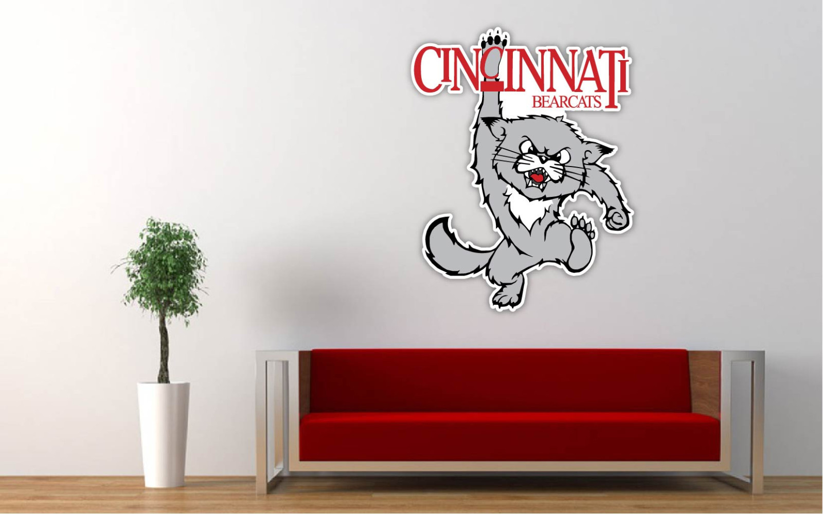 Cincinnati Bearcats UC Vinyl Sticker Decal **SIZES** Wall CornholeTruck Car