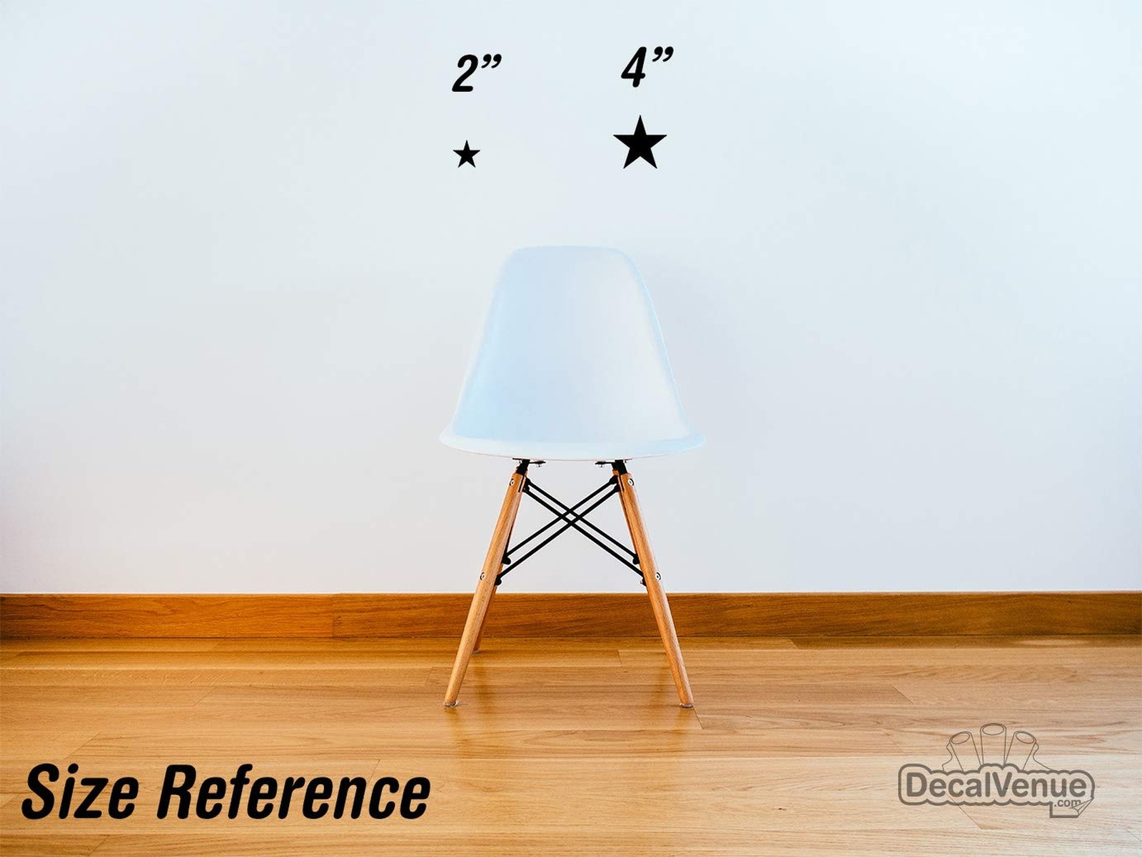 Set of 30 Stars Vinyl Wall Graphic Decals Stickers – 2 & 4 inch (Navy Blue/Red)