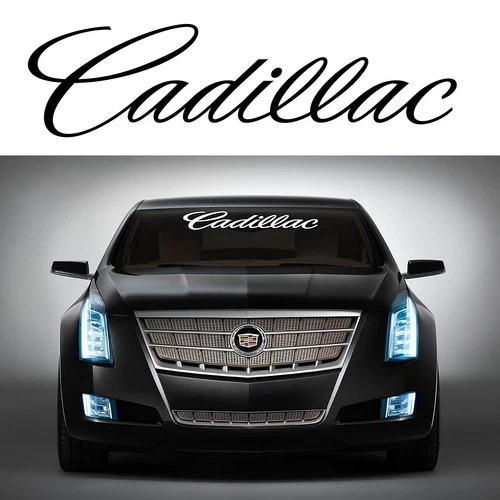 Cadillac Windshield Sticker Escalade SUV CTS Car Window Vinyl Decal – Any Size