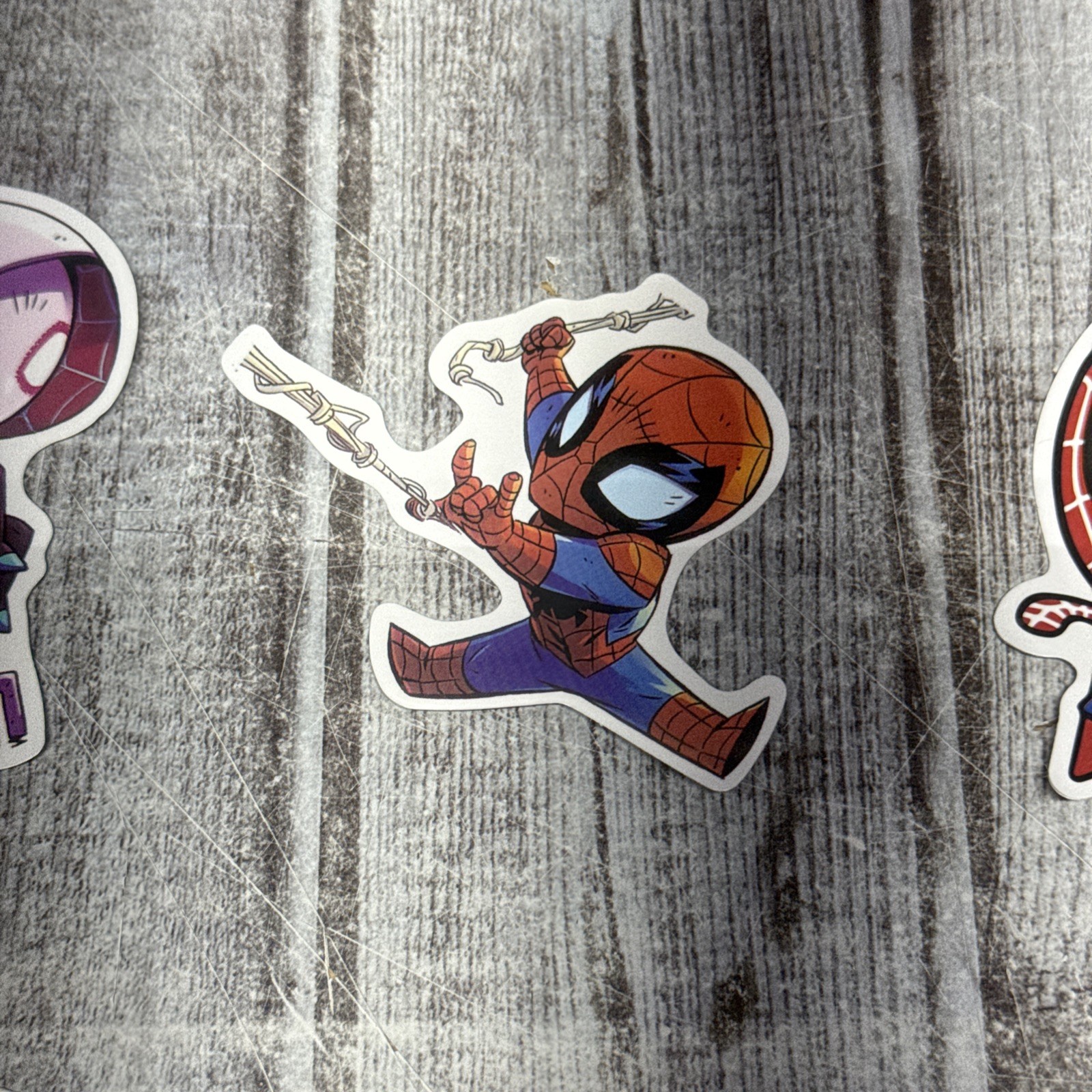 Spider-Man Sticker Lot Of 8 Venom Gwen Marvel Water bottle Laptop Fun Art