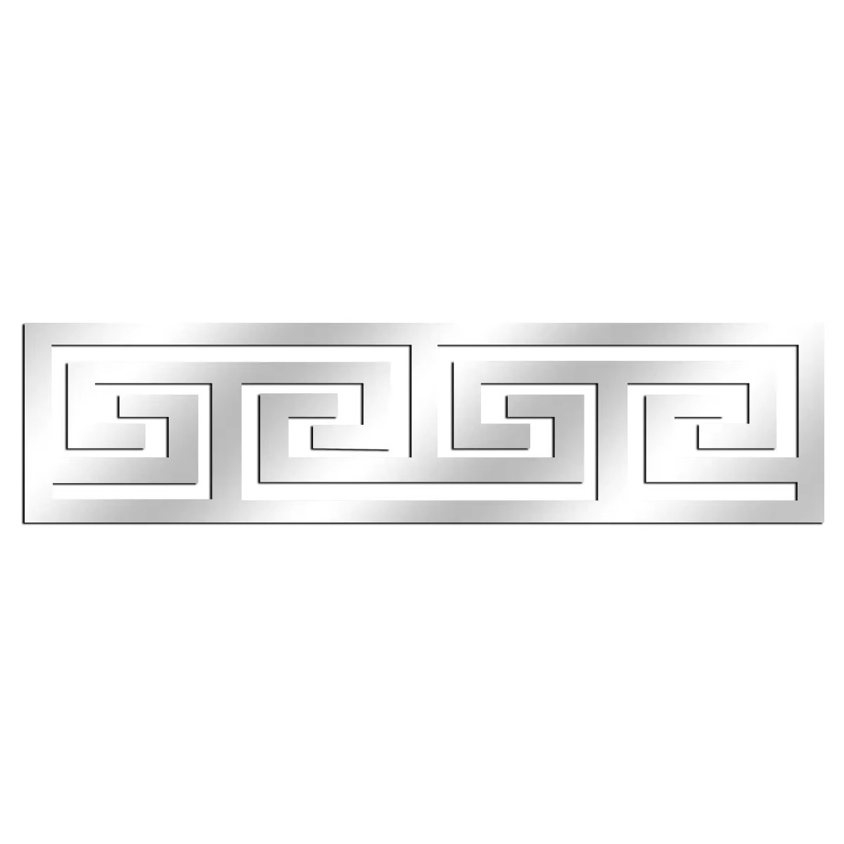 12Pcs 20X5Cm 3D Mirror Sticker Self Adhesive Waist Line DIY Wall Stickers for Li