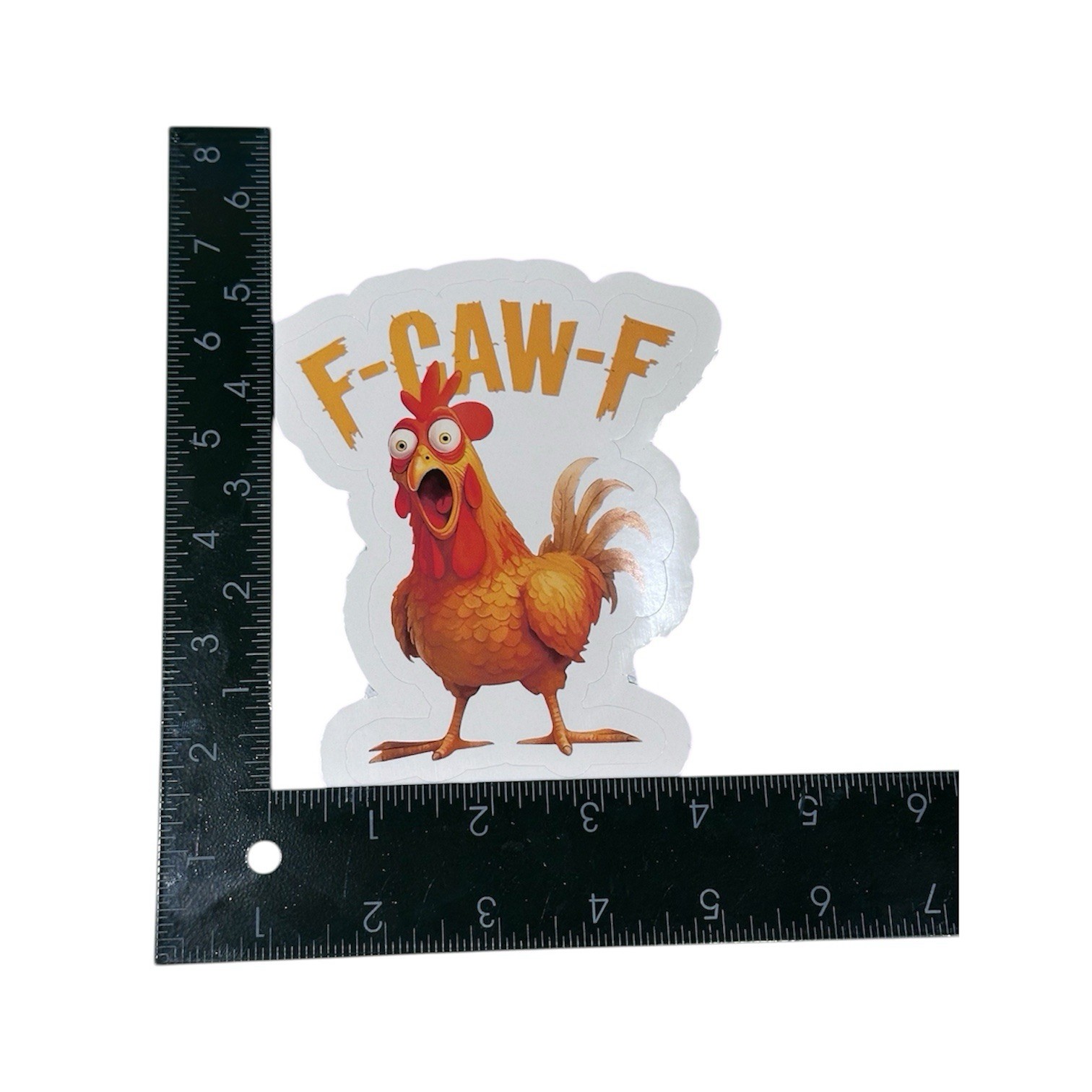 2 PACK CHICKEN F-CAW-F 5” INCH Waterproof Vinyl Sticker Decal Set Lot F OFF!