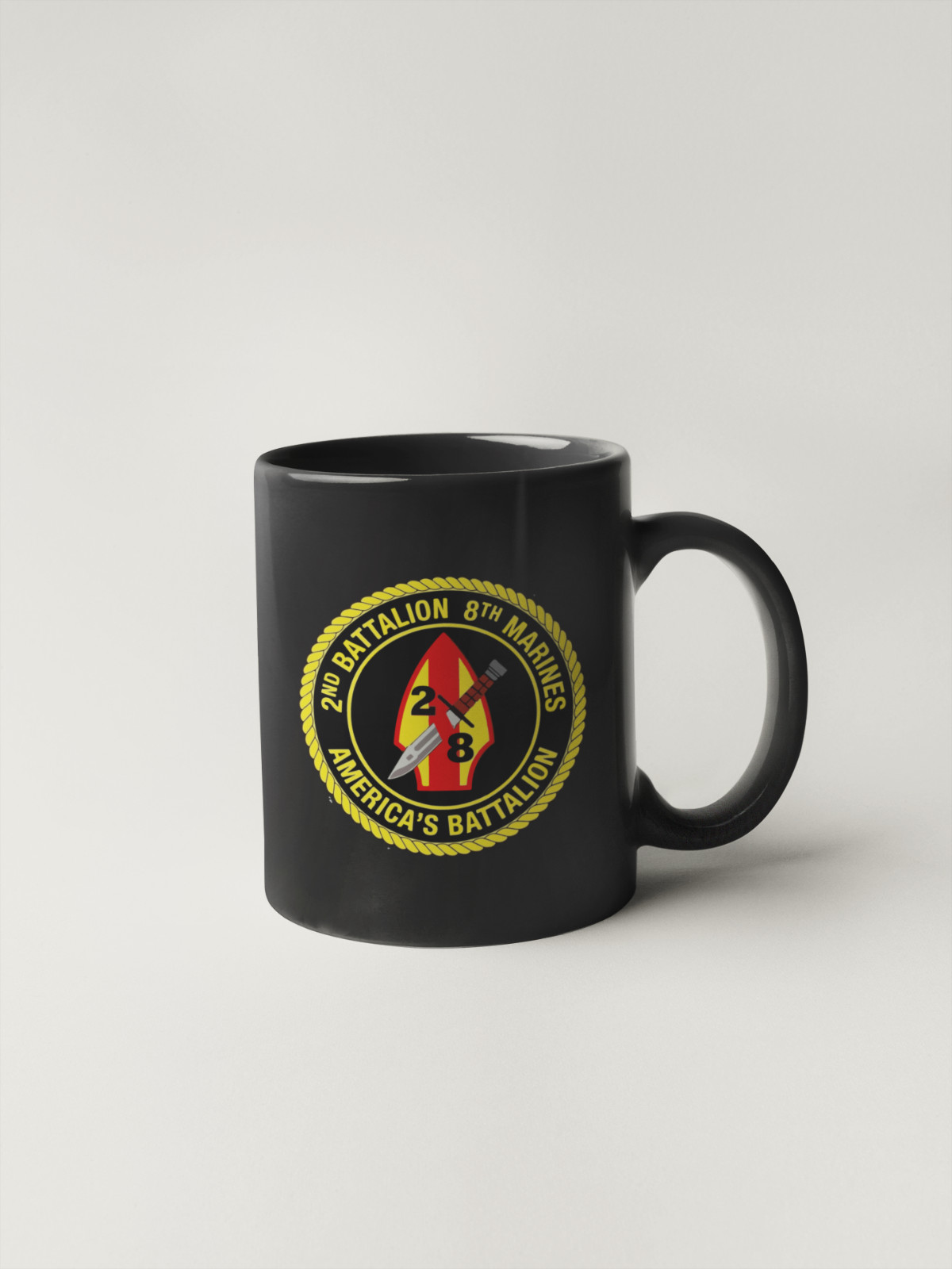 US Marine Corps Badge Sticker 2nd Battalion 8th Marines America's Battalion