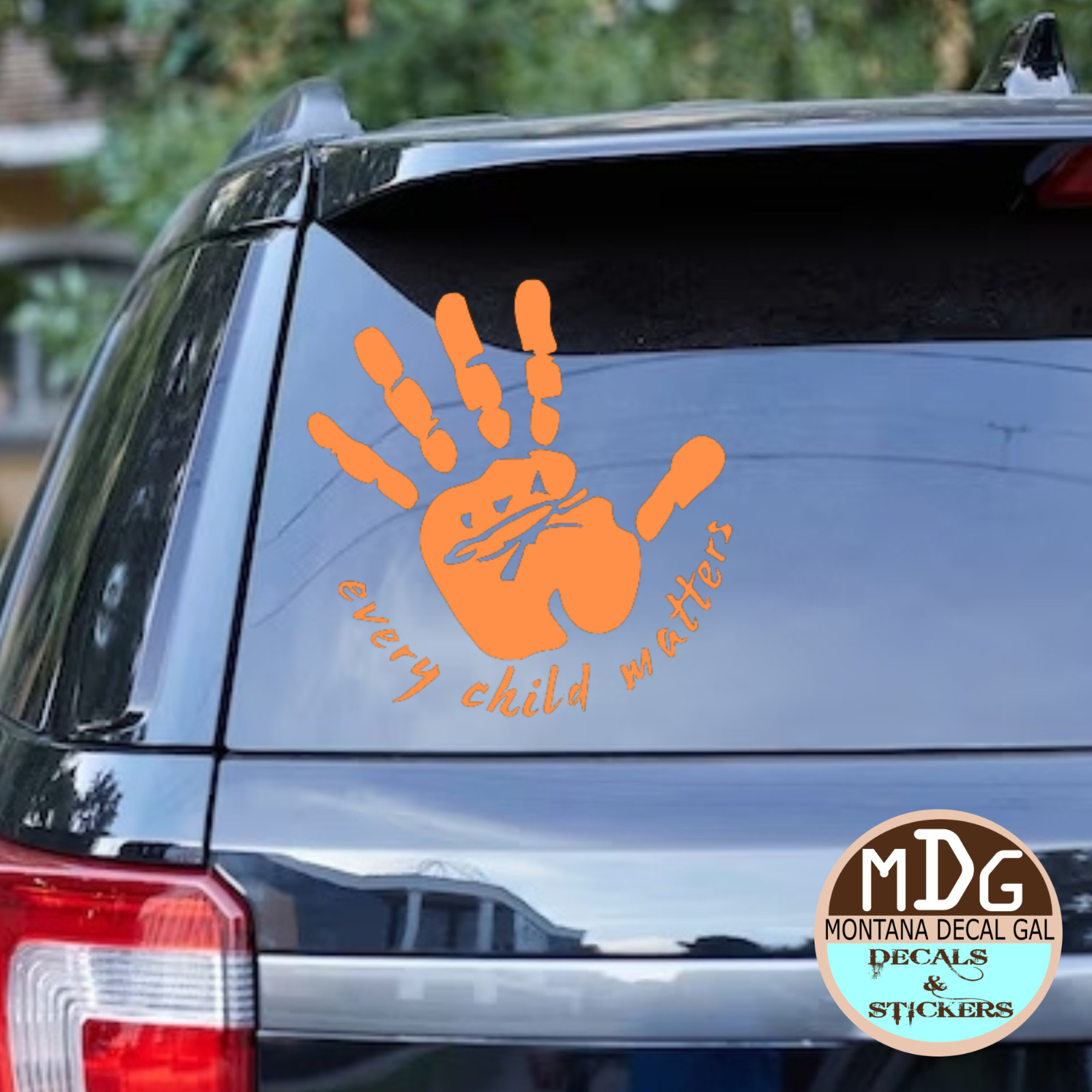 Every Child Matters Orange Car Decal