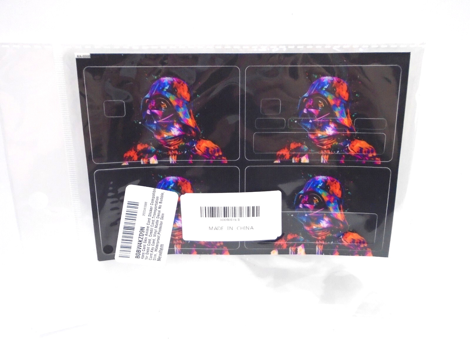 Darth Vader Star Wars Jedi Debit / Credit Card Skin Sticker Decal Disney Lucas