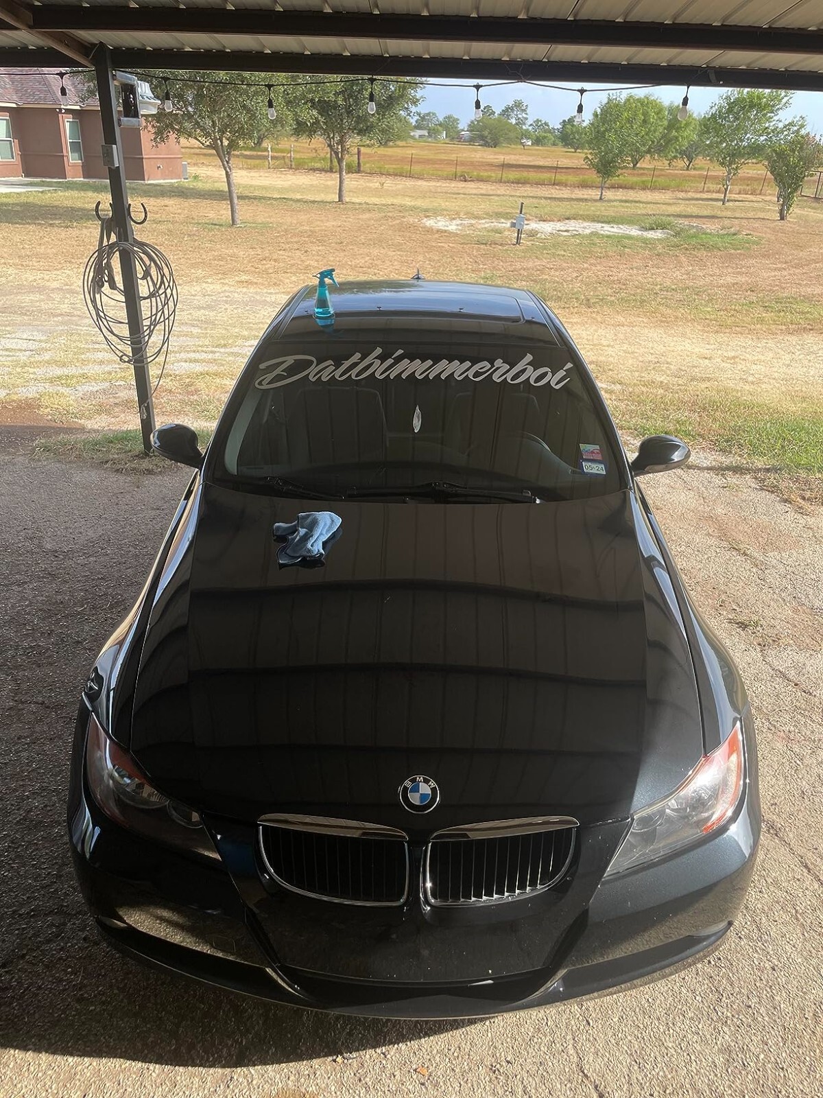 Custom Windshield Decal, Personalized Automotive Vinyl text graphic CTDP 2CL