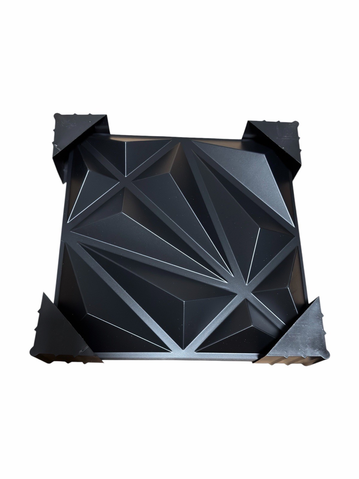 Art3d 33-Pack Black 3D Geometric Wall Panels 11.8in PVC 32 Sq Ft New