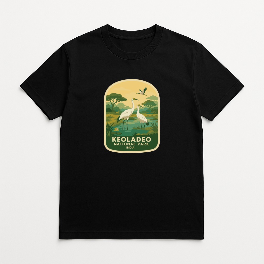 Keoladeo India Iron On Heat Transfer Vinyl HTV Die-Cut World National Parks