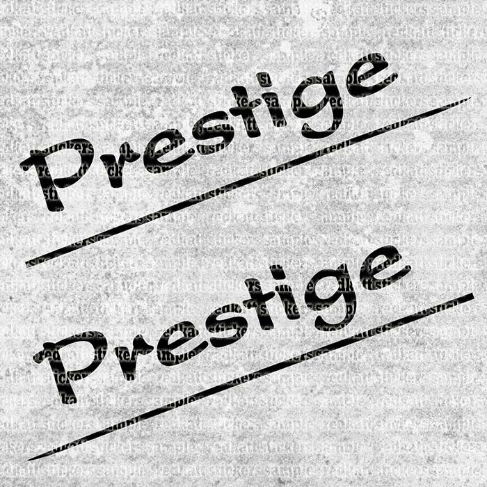 Hobby caravan decals 2x Prestige stickers 12" for motorhome ORACAL foil cut