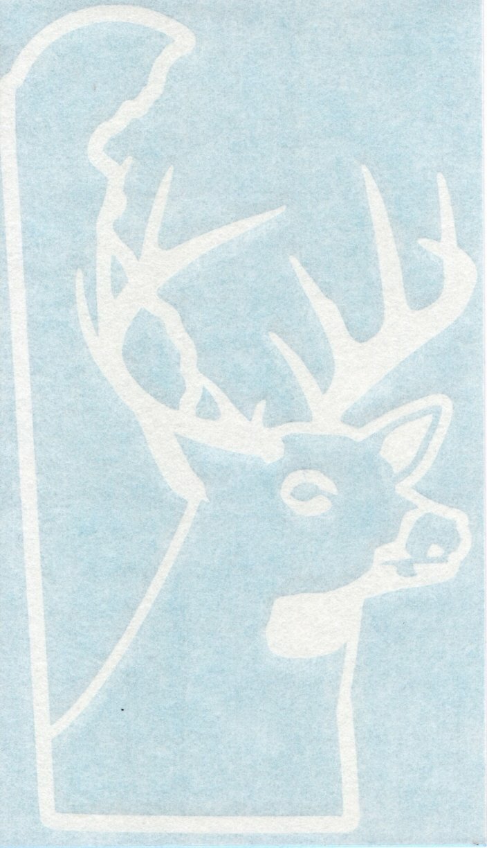 Delaware Deer Hunter Hunting Season Outdoor Car Window Vinyl Decal Sticker 01213