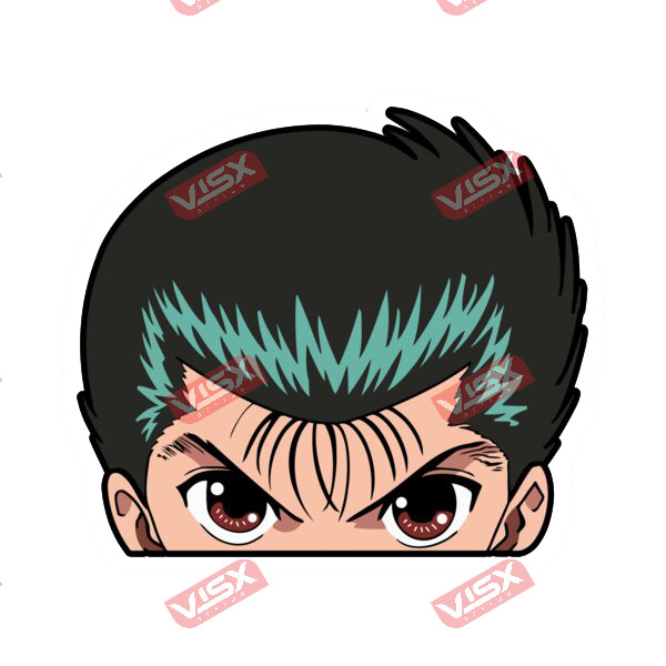 Yusuke Urameshi Yu Yu Hakusho Anime Peeker Decal Sticker Car Truck