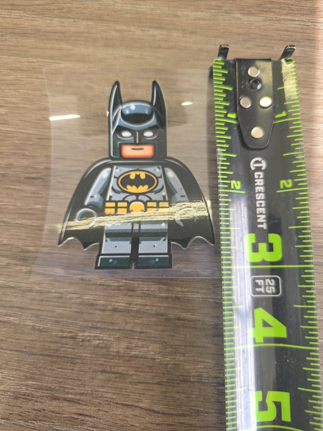 Lego Batman Figurine UVDTF Decal Made In USA Waterproof