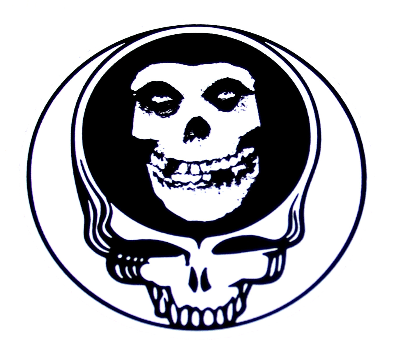 The MISFITS – Logo LARGE Die Cut Sticker Decal Official Punk Grateful DEAD HEAD