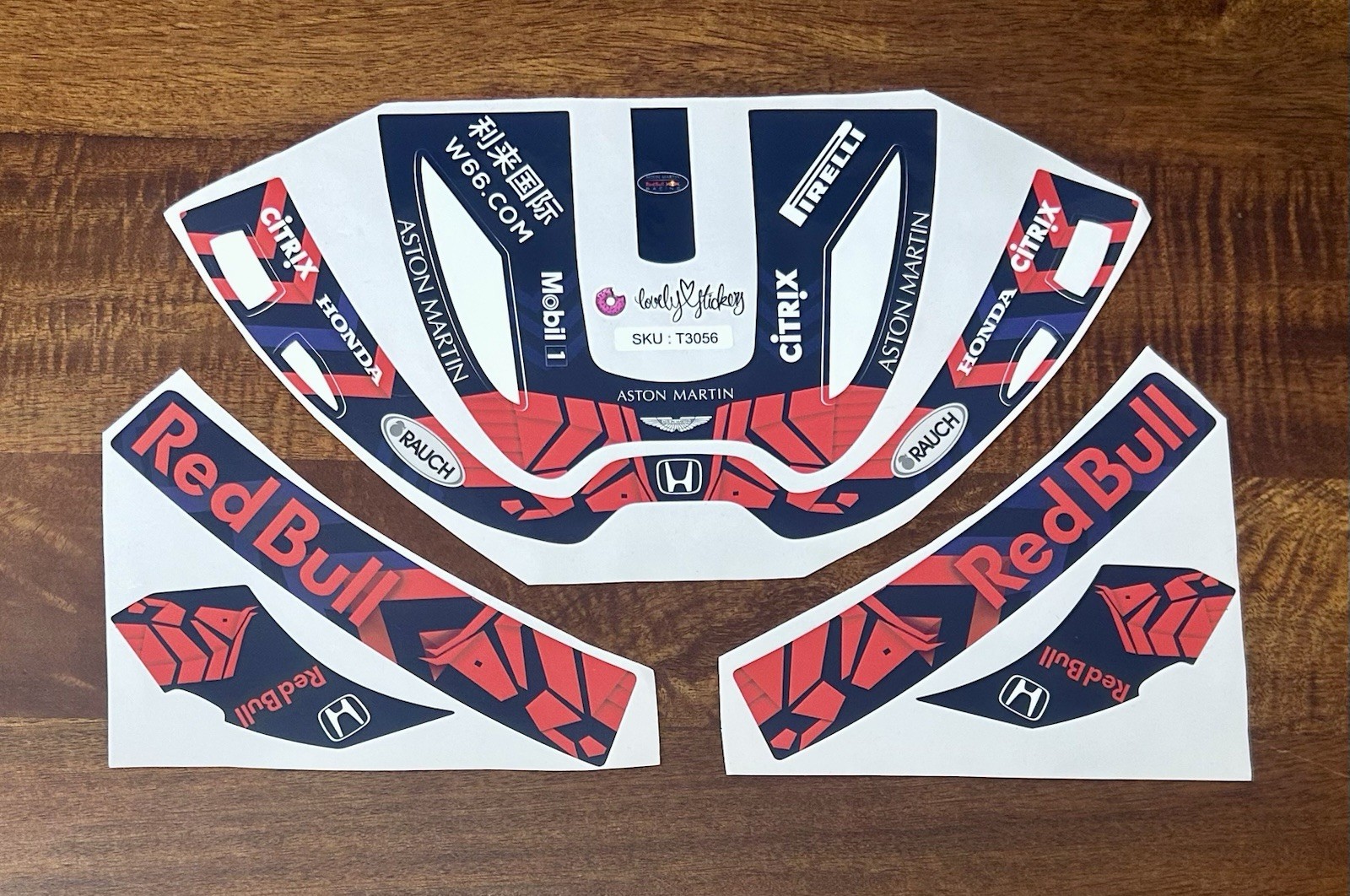 LovelyStickers Decal for Thrustmaster T300 | Red Bull F1 – 2019 Testing Livery