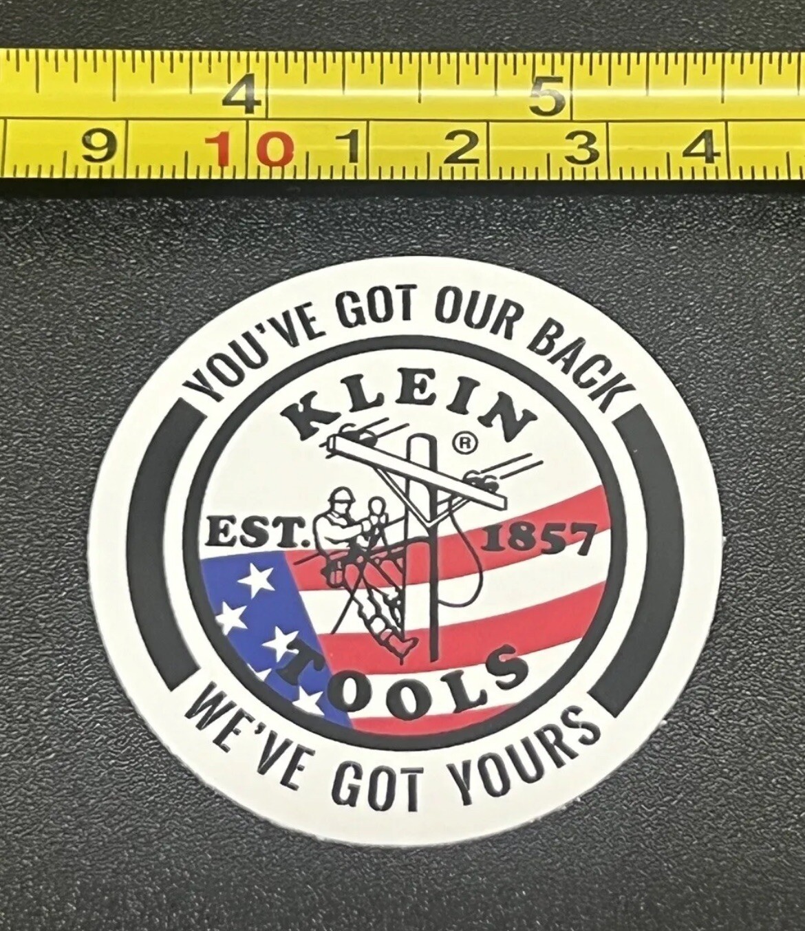 Klein Tools Sticker 10 PACK Lineman Decal Work Job Hard Hat Construction