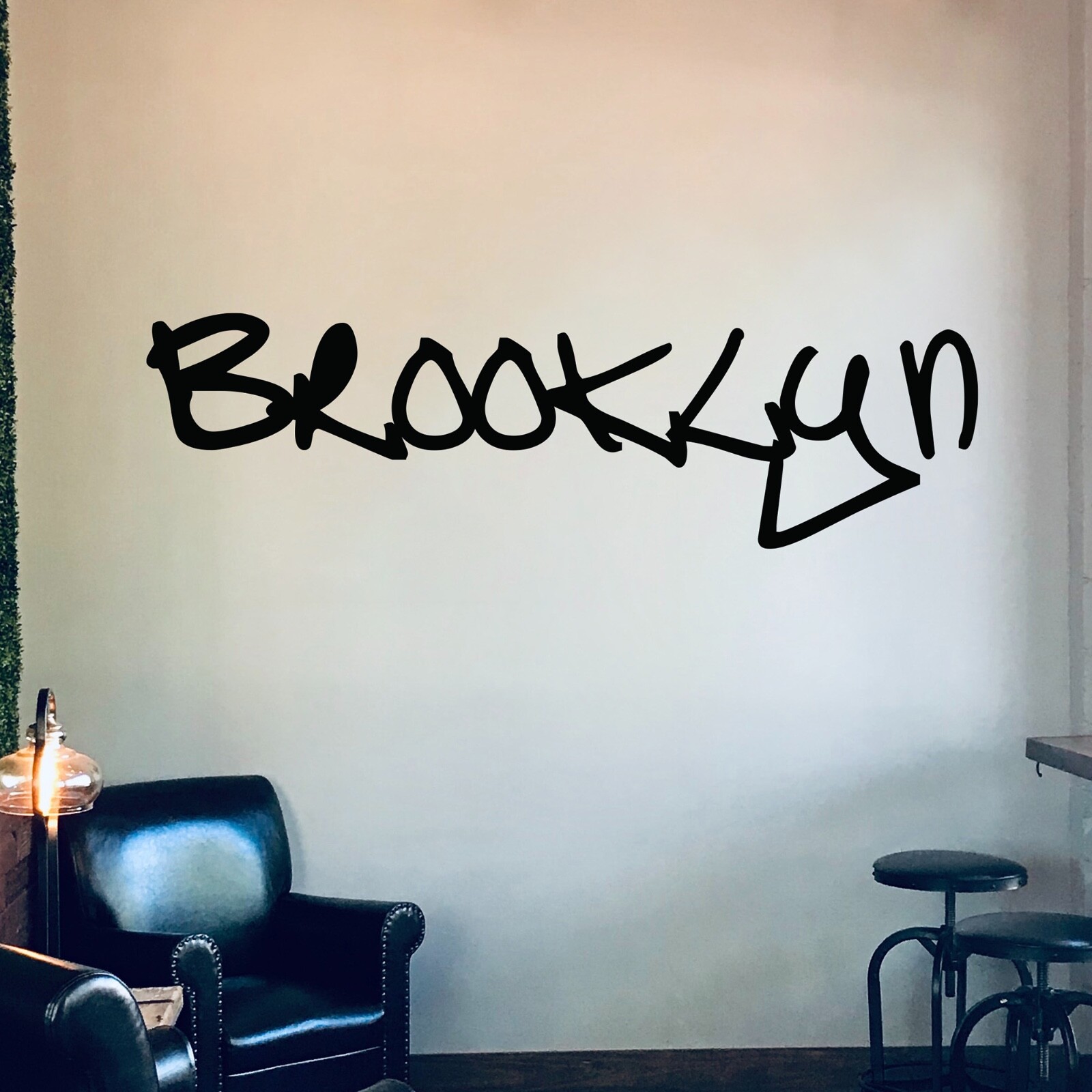 Brooklyn Sign Wall Decal Sticker. NYC, New York City, Urban Decor